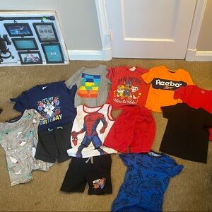Kids shirts and Pajamas Sets Size 7